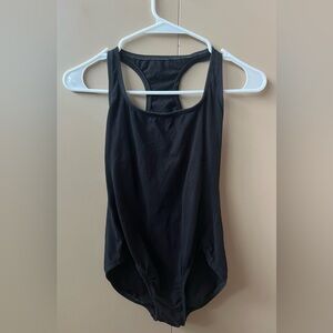 Natalie Dancewear Black Sleeveless Bodysuit